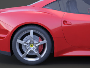 Ferrari California T 2015 3D Model