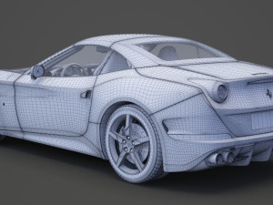 Ferrari California T 2015 3D Model