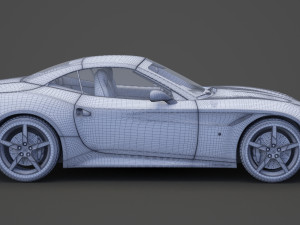 Ferrari California T 2015 3D Model
