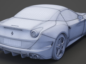 Ferrari California T 2015 3D Model