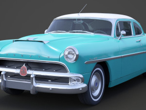 Hudson Hornet 2door 1954 Modello 3D