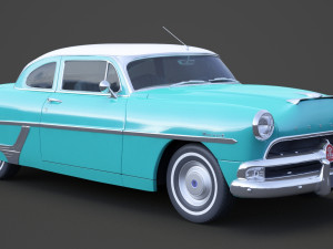 Hudson Hornet 2door 1954 Modello 3D