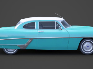 Hudson Hornet 2door 1954 Modello 3D