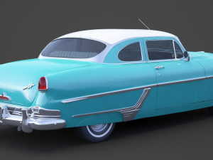 Hudson Hornet 2door 1954 Modello 3D