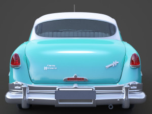 Hudson Hornet 2door 1954 Modello 3D
