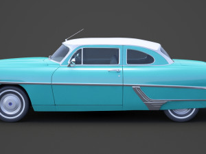 Hudson Hornet 2door 1954 Modello 3D