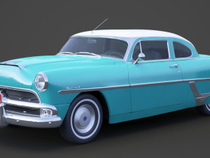 Hudson Hornet 2door 1954 Modello 3D