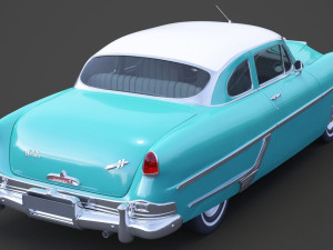 Hudson Hornet 2door 1954 Modello 3D