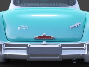 Hudson Hornet 2door 1954 Modello 3D