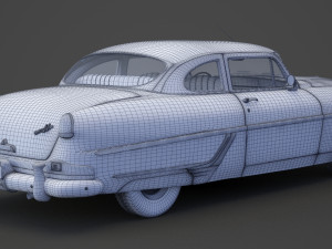 Hudson Hornet 2door 1954 Modello 3D