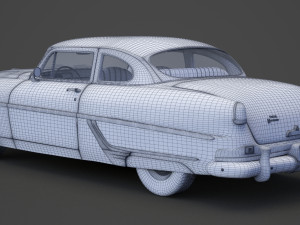 Hudson Hornet 2door 1954 Modello 3D