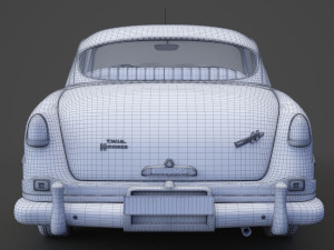 Hudson Hornet 2door 1954 Modello 3D