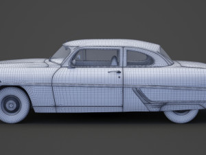 Hudson Hornet 2door 1954 Modello 3D