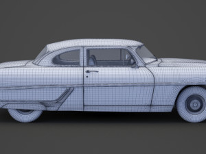 Hudson Hornet 2door 1954 Modello 3D