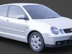 Volkswagen Polo hatchback 2001 3D Модель