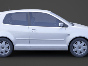Volkswagen Polo hatchback 2001 3D Модель