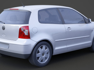 Volkswagen Polo hatchback 2001 3D Модель