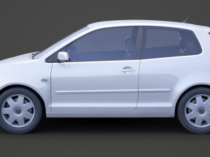 Volkswagen Polo hatchback 2001 3D Модель