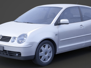 Volkswagen Polo hatchback 2001 3D Модель