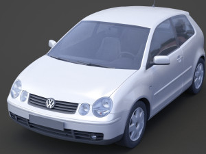 Volkswagen Polo hatchback 2001 3D Модель