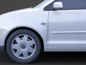 Volkswagen Polo hatchback 2001 3D Модель
