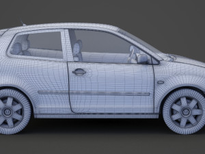 Volkswagen Polo hatchback 2001 3D Модель