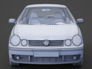 Volkswagen Polo hatchback 2001 3D Модель