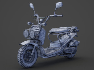 Honda Zoomer 2005 3D Model