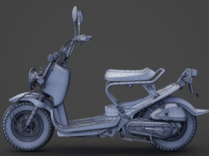 Honda Zoomer 2005 3D Model