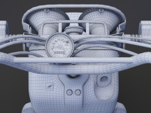 Honda Zoomer 2005 3D Model