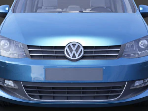 Volkswagen Sharan 2016 3D Model