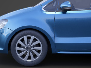 Volkswagen Sharan 2016 Modello 3D