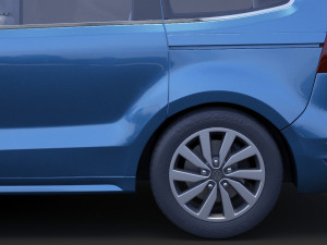 Volkswagen Sharan 2016 Modello 3D