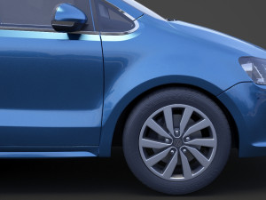 Volkswagen Sharan 2016 Modello 3D