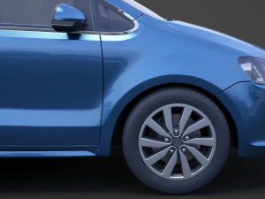 Volkswagen Sharan 2016 3D Model