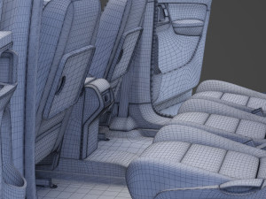 Volkswagen Sharan 2016 Modello 3D
