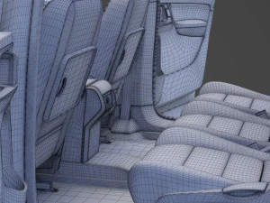 Volkswagen Sharan 2016 3D Model