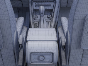 Volkswagen Sharan 2016 Modello 3D