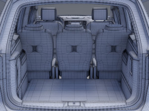 Volkswagen Sharan 2016 Modello 3D