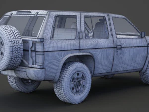 Nissan Terrano 1993 3D Model