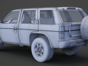 Nissan Terrano 1993 Modèle 3D