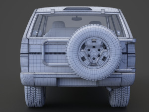 Nissan Terrano 1993 Modèle 3D