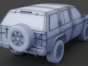 Nissan Terrano 1993 3D Model