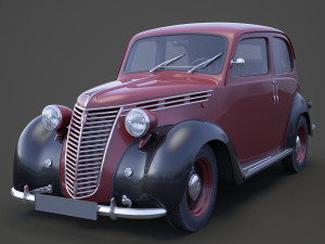 1949 Fiat 1100 B Berlina 3D Model