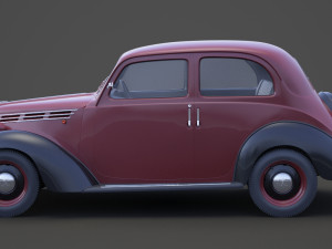 1949 Fiat 1100 B Berlina 3D Model