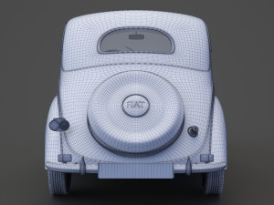 1949 Fiat 1100 B Berlina 3D Model