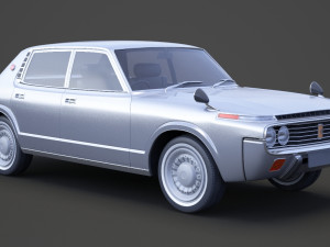 Toyota Crown sedan 1971 Modèle 3D