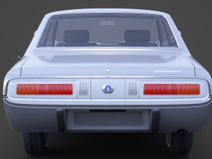 Toyota Crown sedan 1971 Modèle 3D