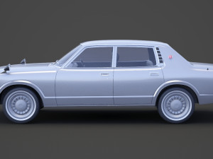 Toyota Crown sedan 1971 Modèle 3D