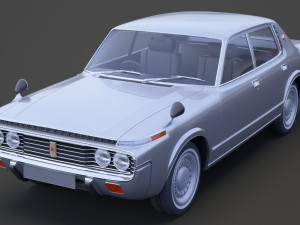 Toyota Crown sedan 1971 Modèle 3D